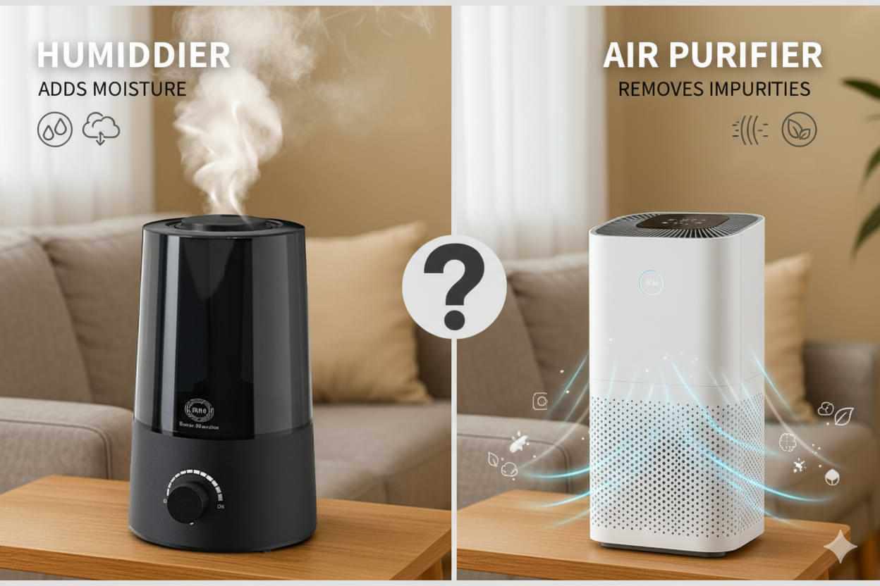Which One is Better, a Humidifier or an Air Purifier?