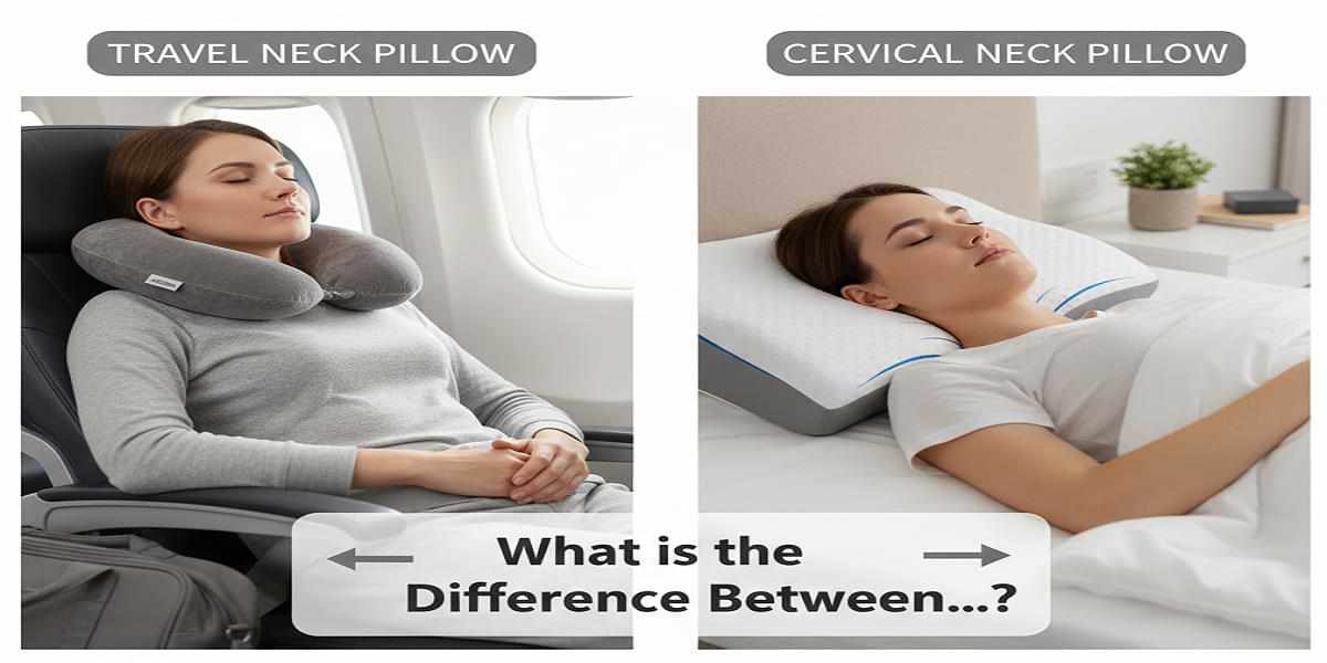 Difference Between Travel Neck Pillow and Cervical Neck Pillow