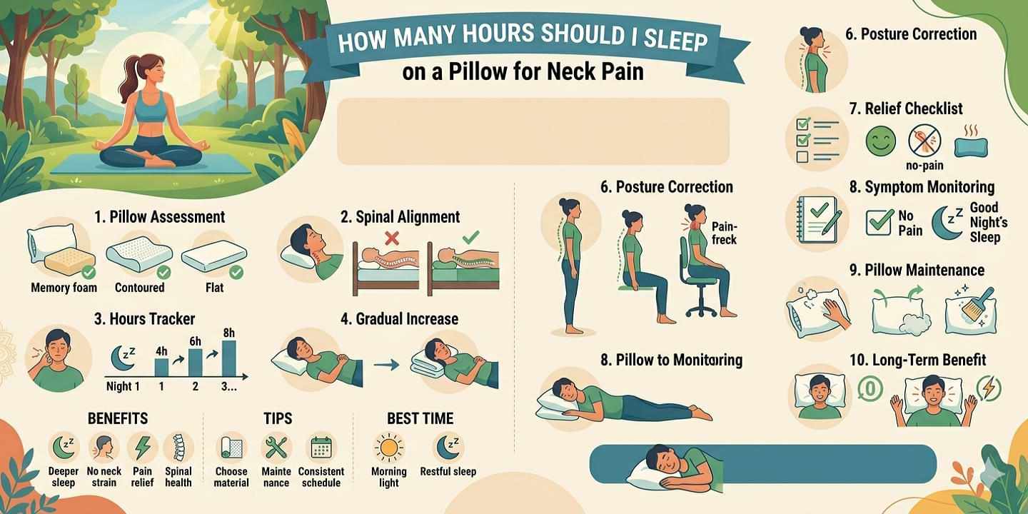 How Many Hours Should I Sleep on a Pillow for Neck Pain?