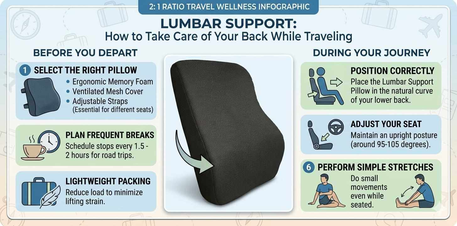 Lumbar Support: How to Take Care of Your Back While Traveling