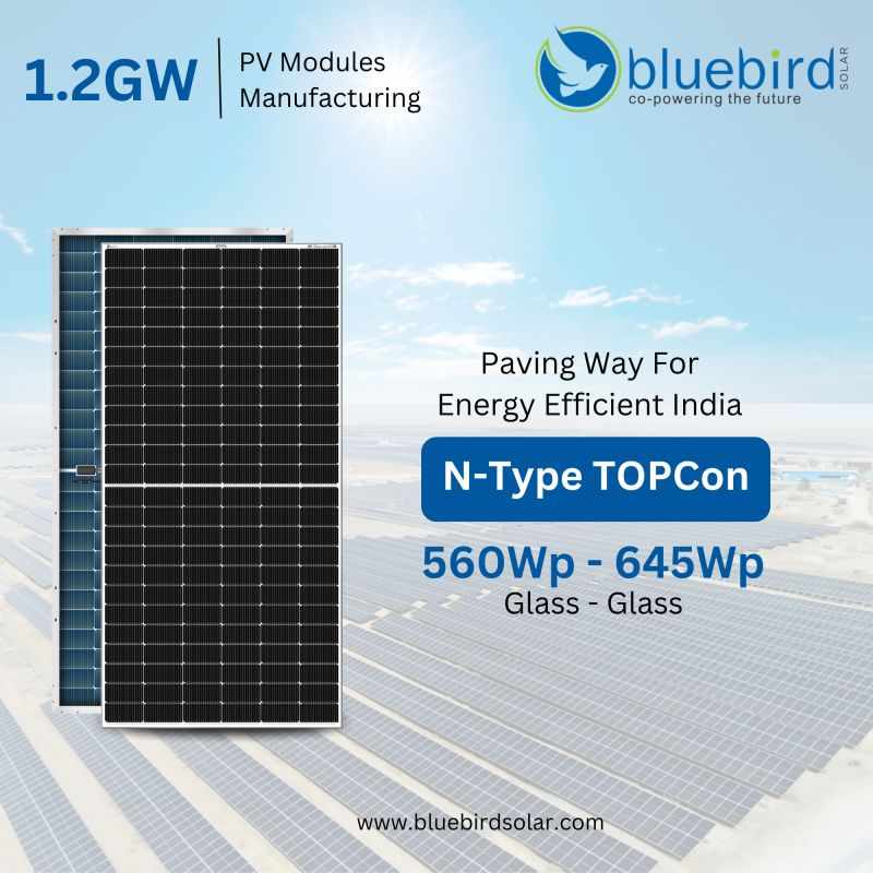 Unlock Greater Benefits with Bluebird N-Type TOPCon Solar Panels!