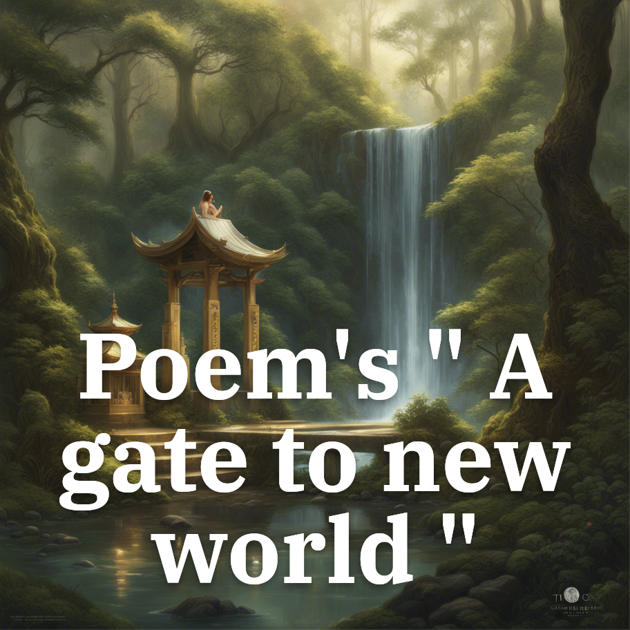Poem's "A gate to new world "