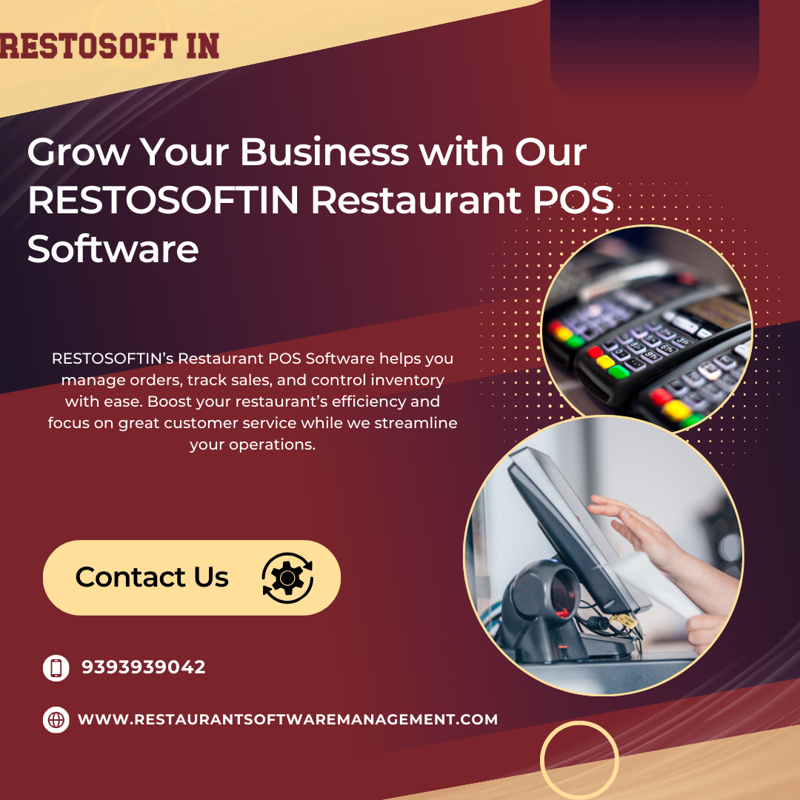 RESTOSOFTIN Restaurant POS Software