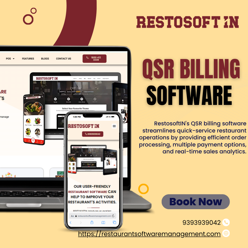 Benefits of Implementing QSR Billing Software in Your Restaurant