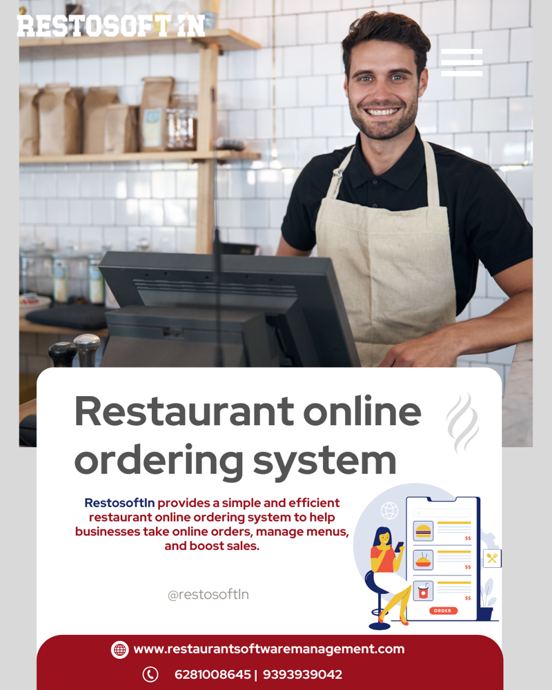 Best Restaurant Online Ordering System - RestosoftIn