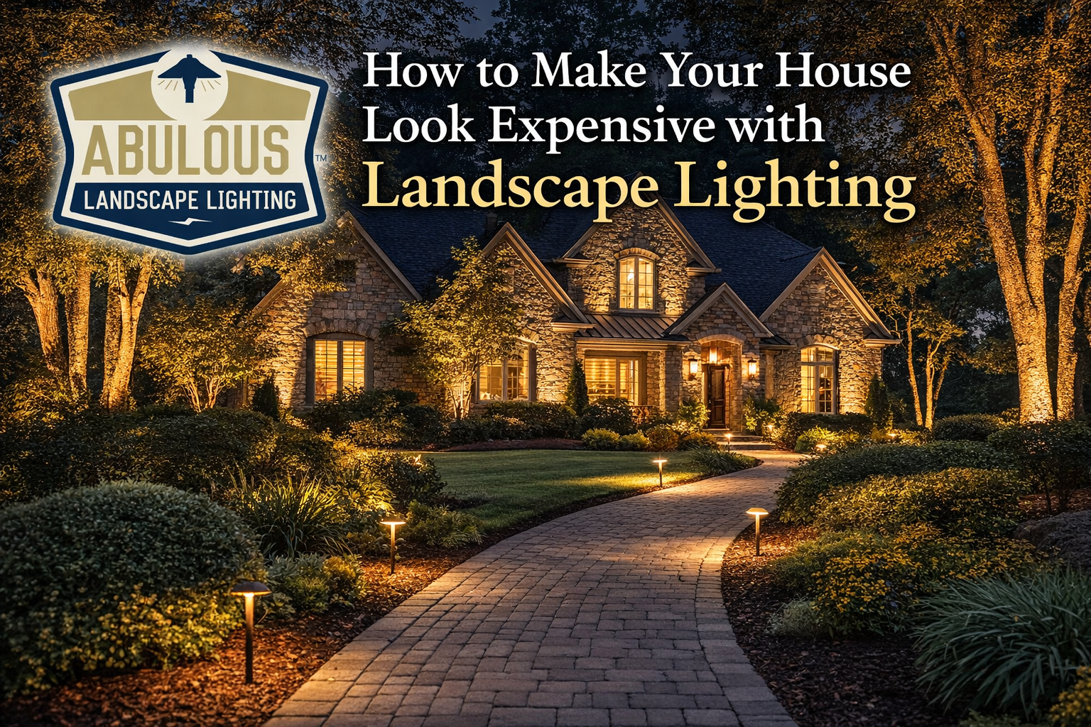 How to Make Your House Look Expensive with Landscape Lighting
