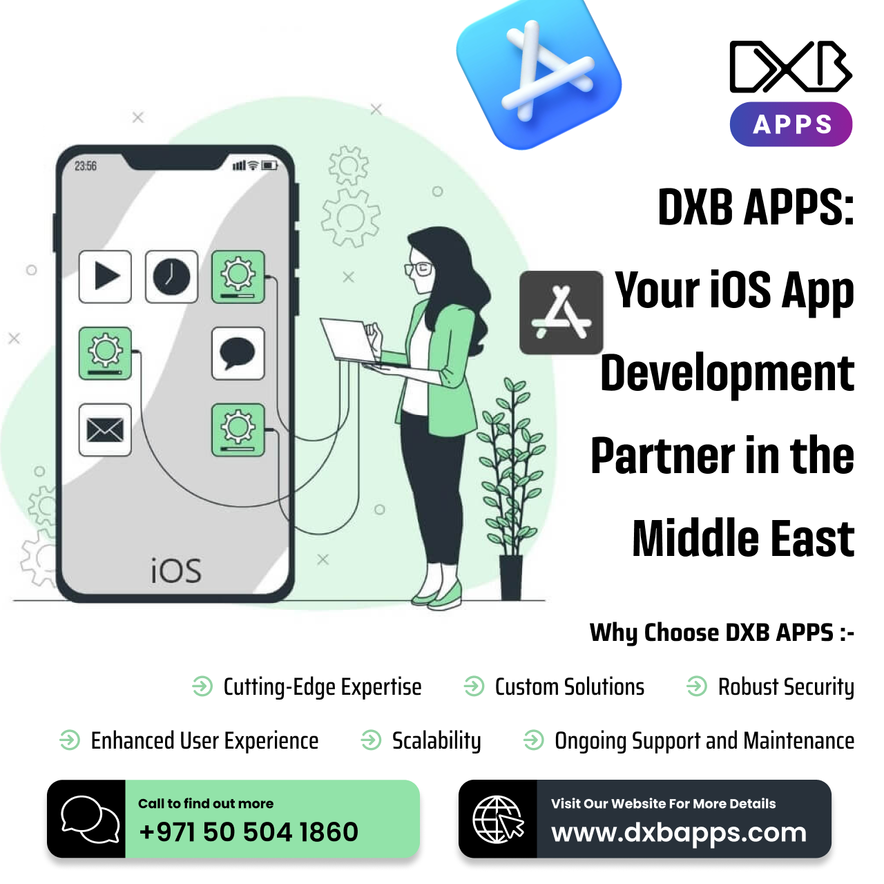 Get top Mobile App Development Dubai solutions by DXB APPS