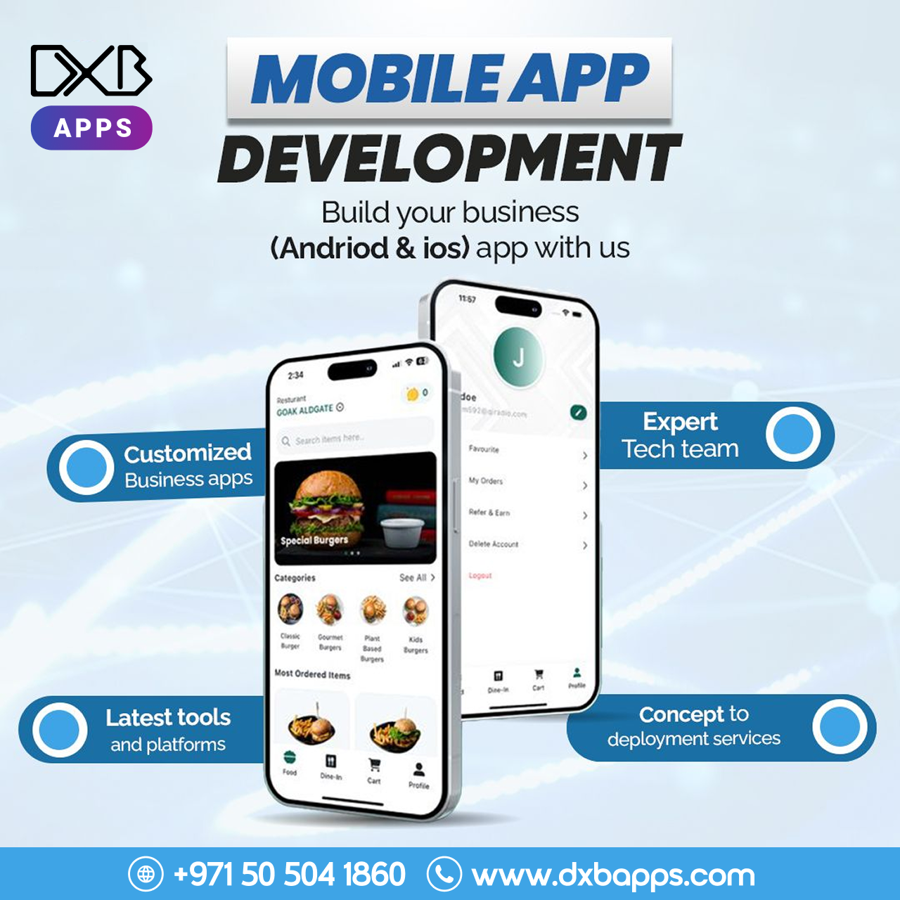 Choose DXB APPS as top mobile app development dubai company for apps