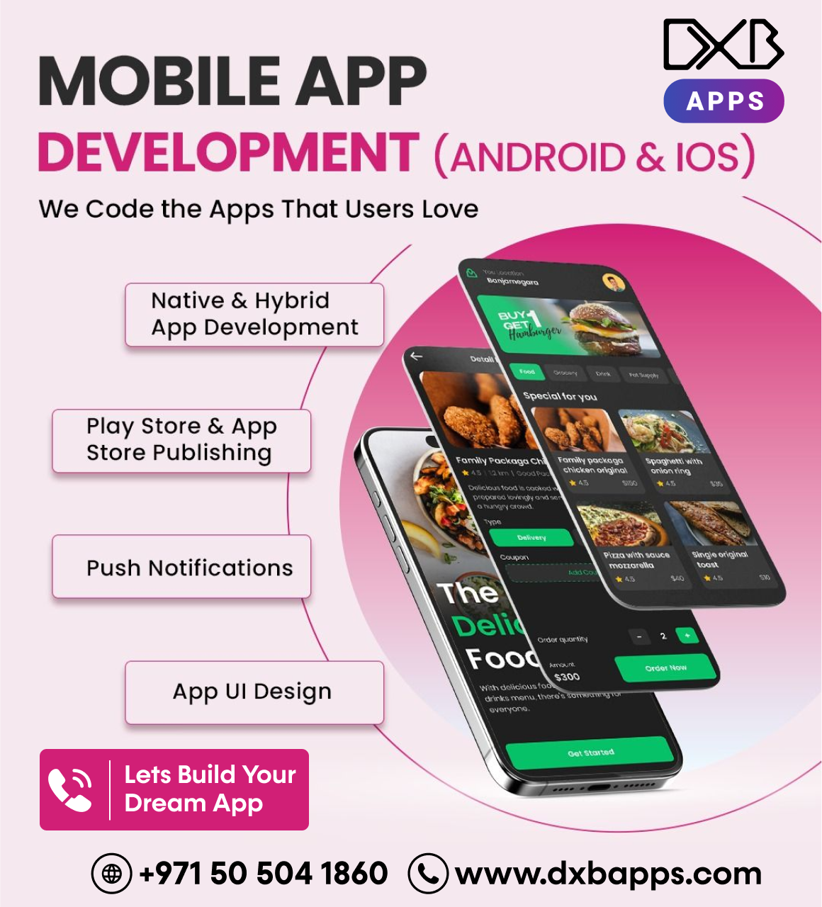 Choose DXB APPS as the best mobile app development Dubai company