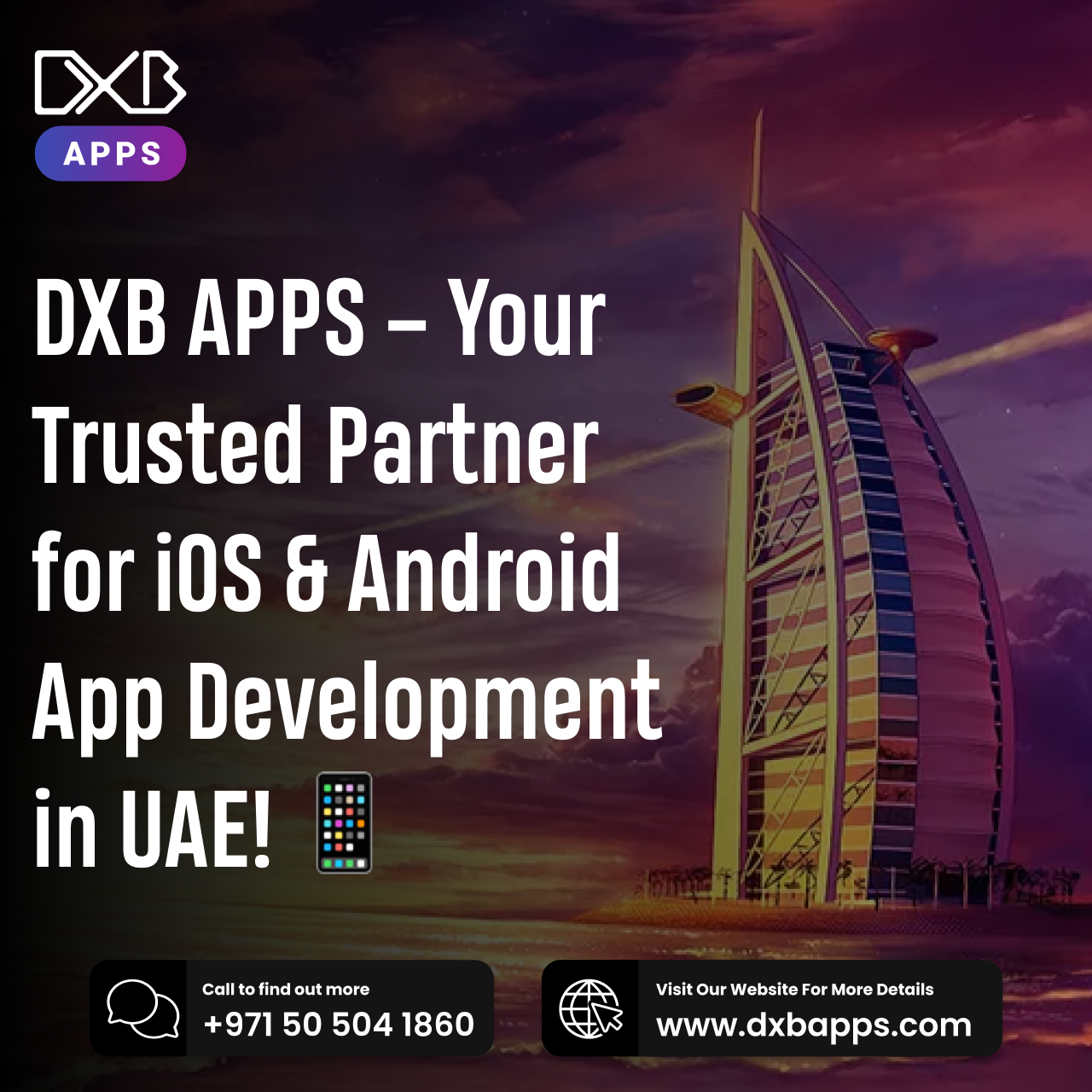 DXB APPS is your ideal mobile app development company for best apps