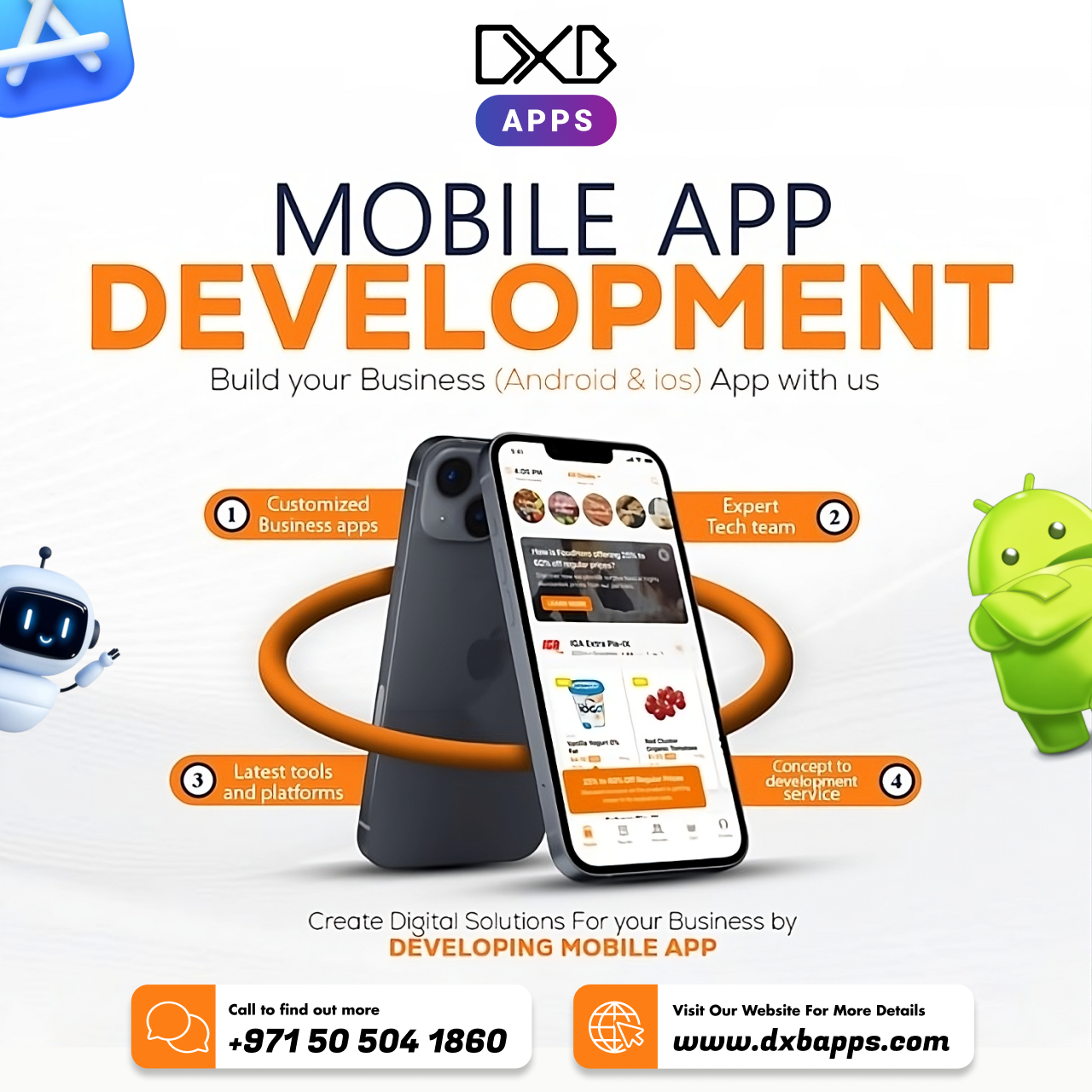 Top-Rated Mobile App Development Dubai Experts – DXB APPS Creates Innovative Apps