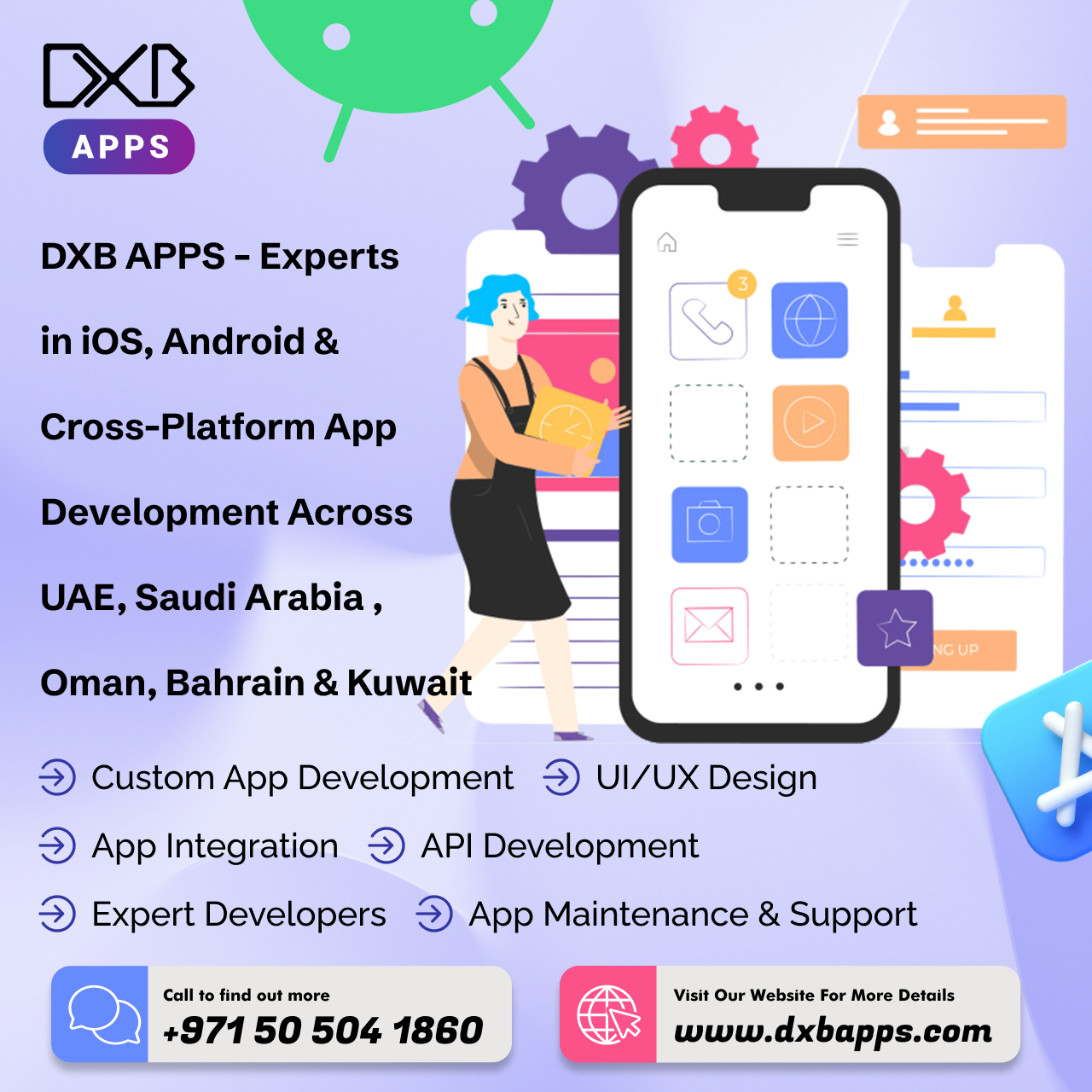Trusted Mobile App Development Dubai solutions by experts at DXB APPS