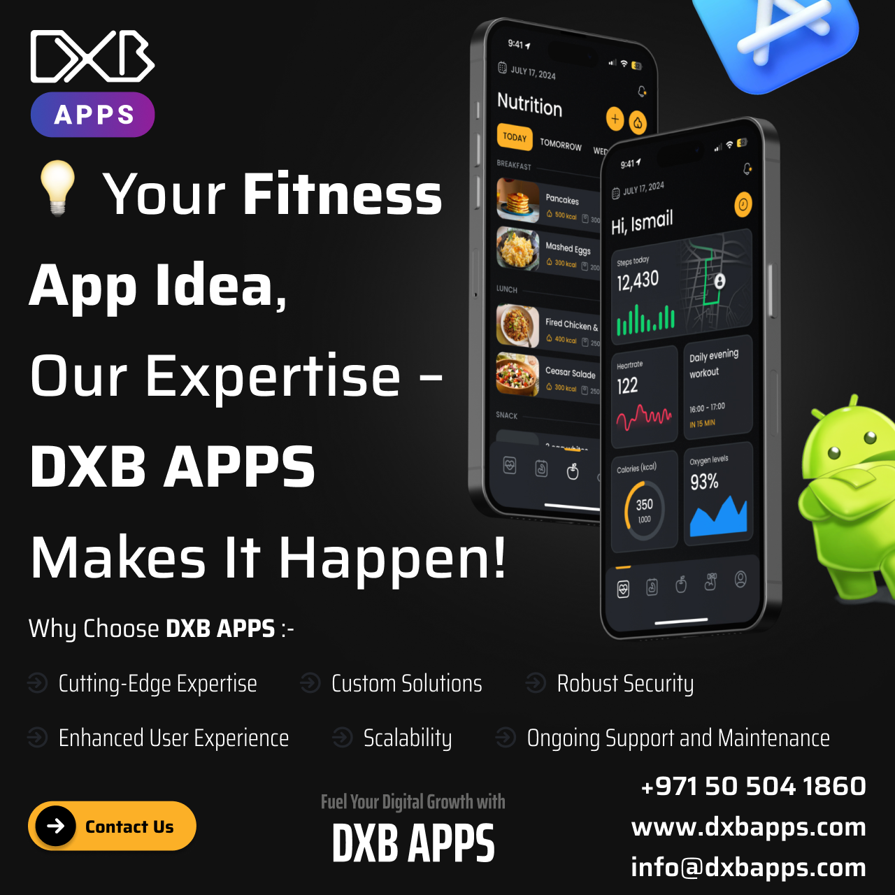 DXB APPS is your trusted Mobile App Development Company for top app
