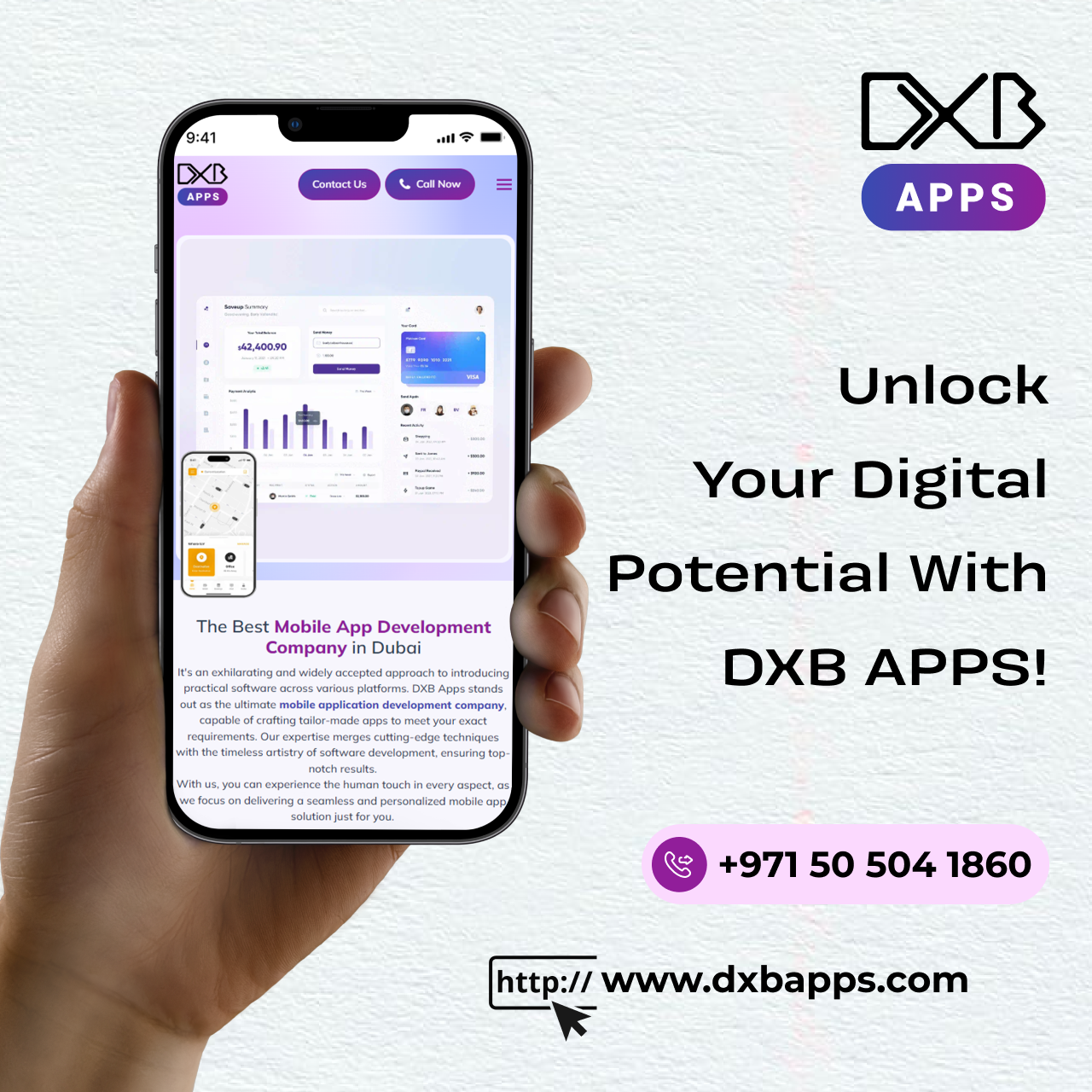 DXB APPS is your reliable mobile app development company providing state-of-the-art app development services