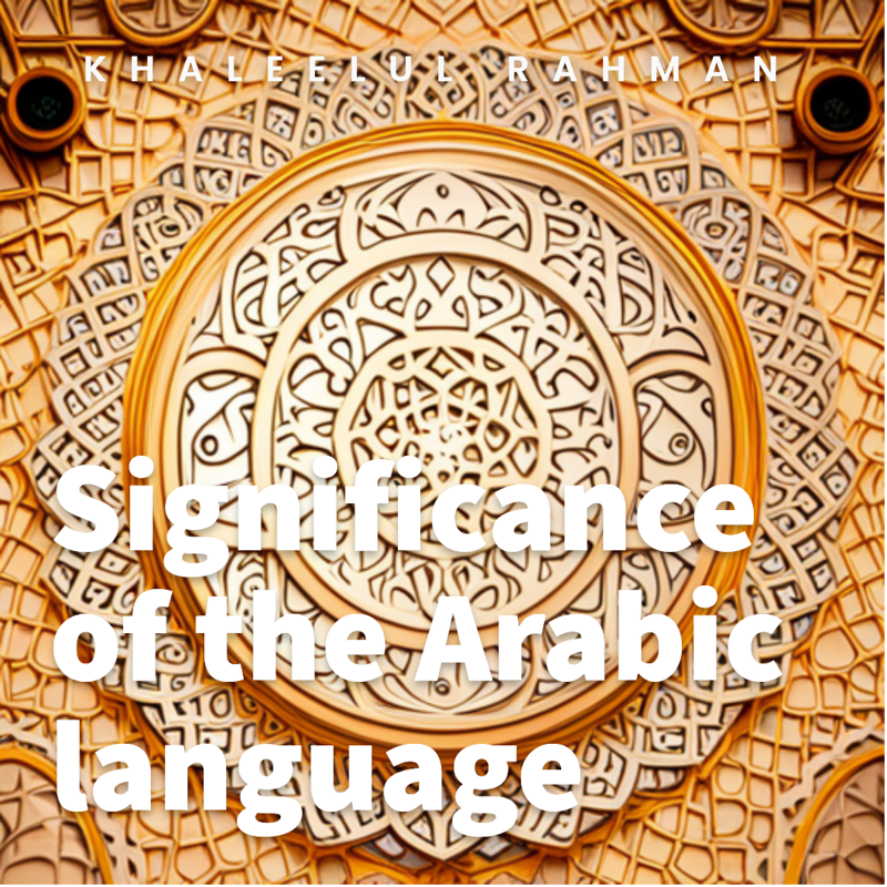 The Profound Significance of the Arabic Language