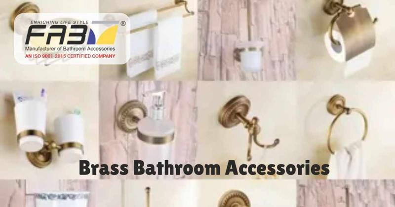 Your Space with Stylish Brass Bathroom Accessories