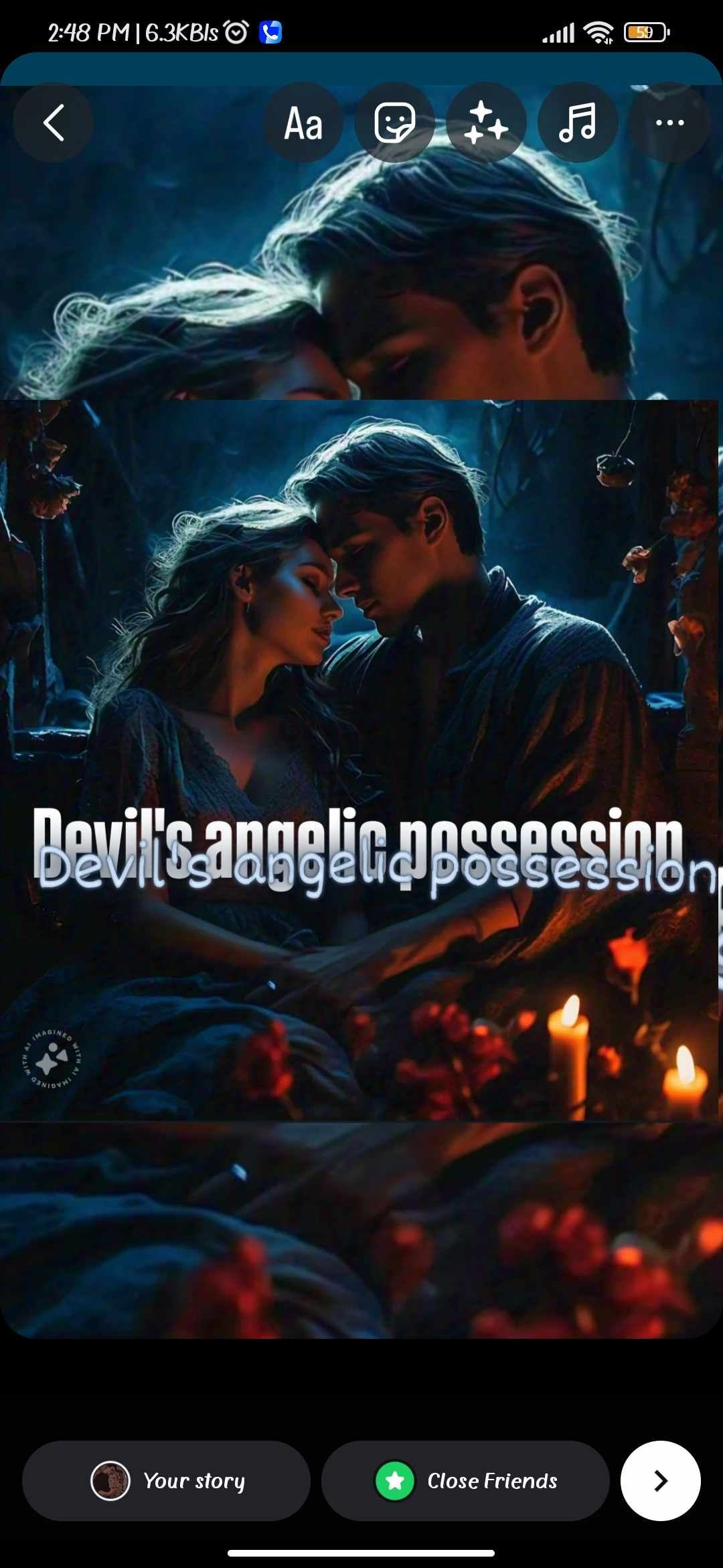 Devil's angelic possession