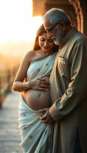 She is pregnant