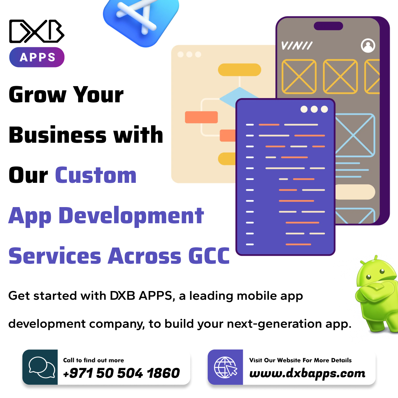 Develop advanced mobile apps with DXB APPS, the best mobile app developers