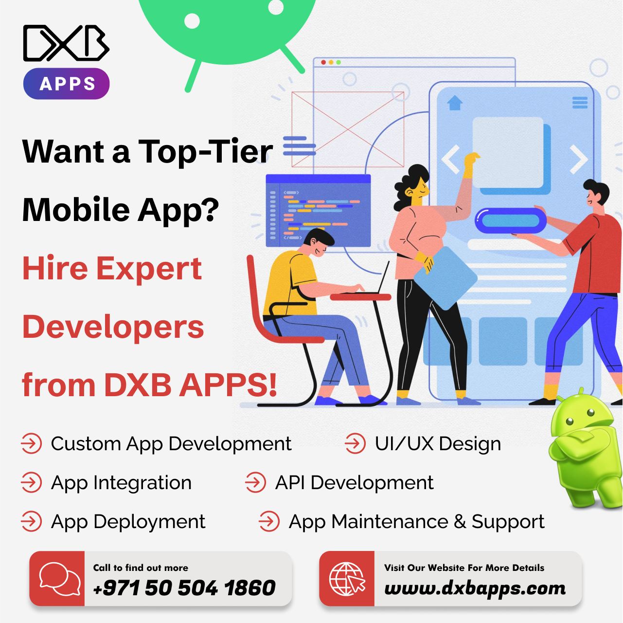 Avail Best App development Dubai solutions by DXB APPS