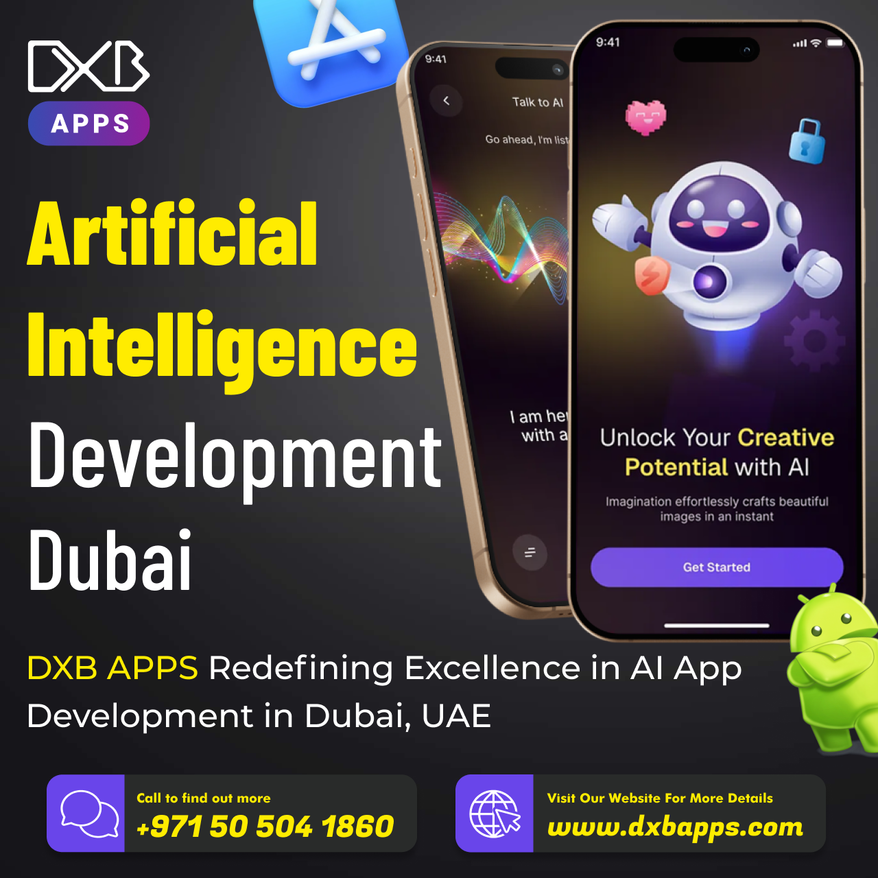 DXB APPS is your trusted Mobile App Development Agency for top mobile apps
