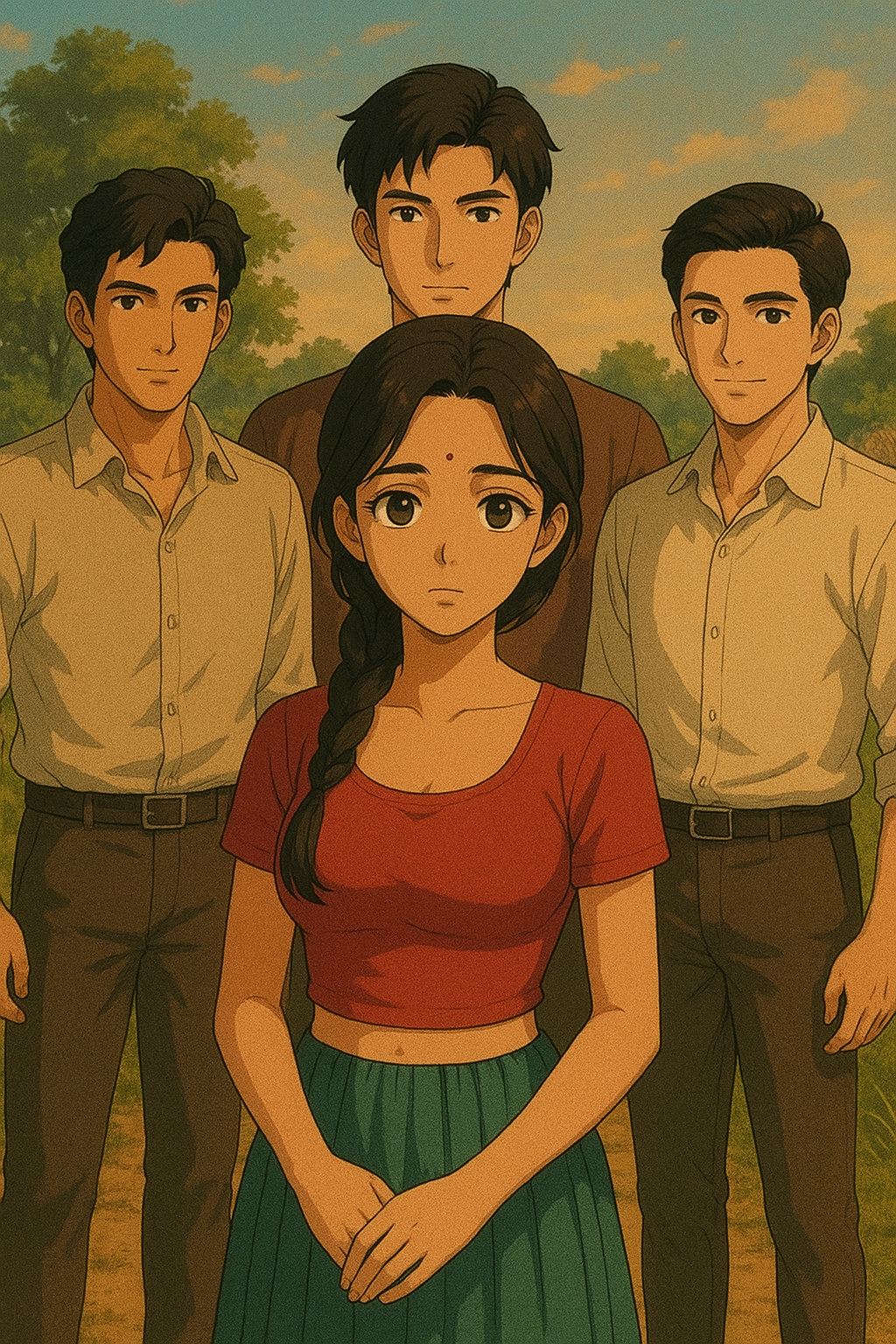 Three thakur brother's and their maid