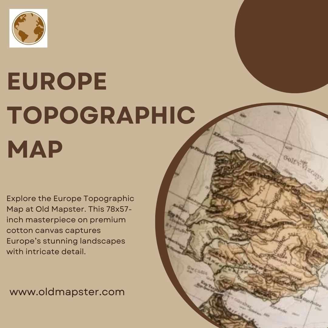Europe Topographic Map