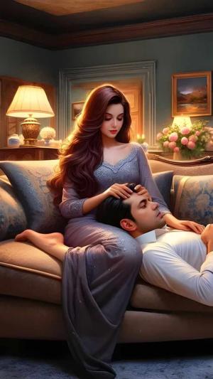 21. Uff Arsalan ye maalish hai ya saza? Mera jism phat raha hai garmi se🔥