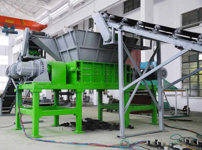 Tire Granulation Line (Rubber Crumb Machine) | ecoshred-recycling.com