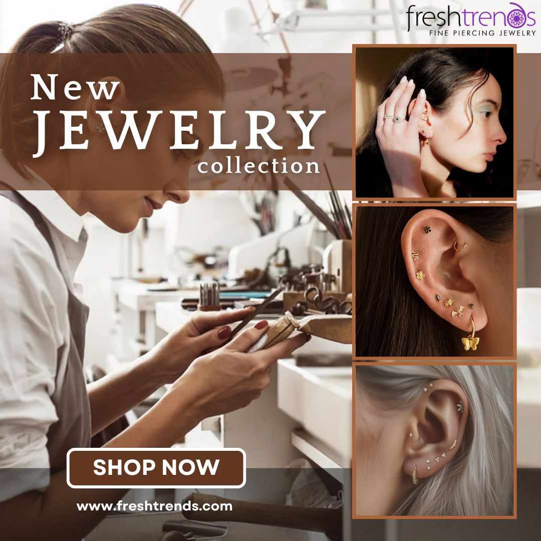 Upgrade Your Edgy Look with Stunning Industrial Piercing Jewelry – Only at FreshTrends