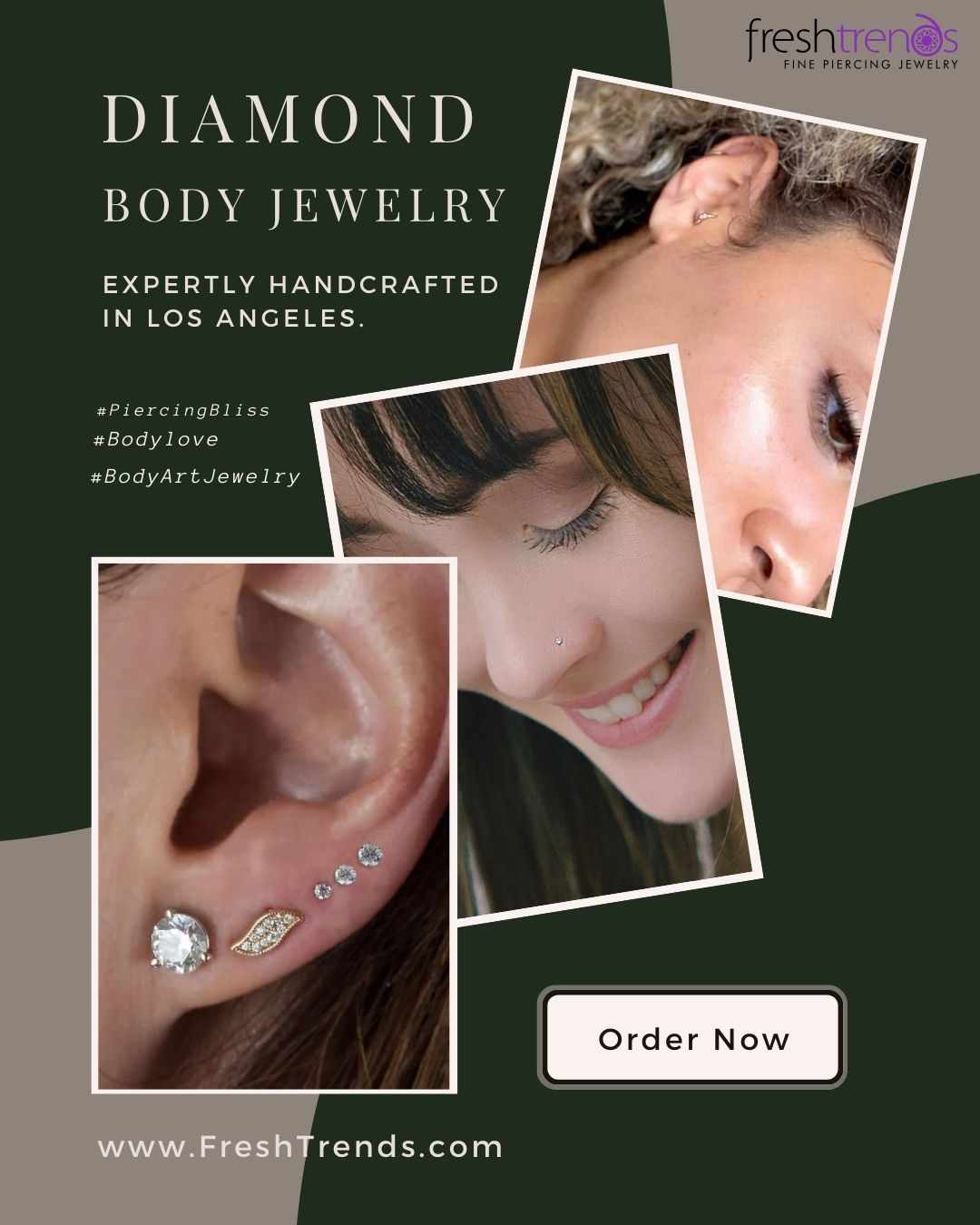 Dazzle with Diamond Piercing Jewelry: Elevate Your Style with FreshTrends