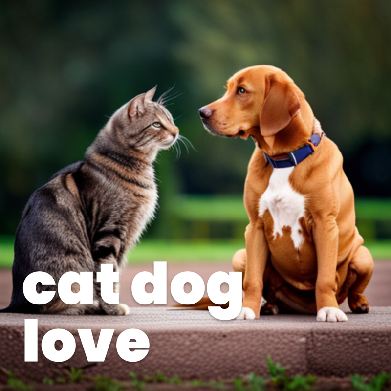 dog cat love