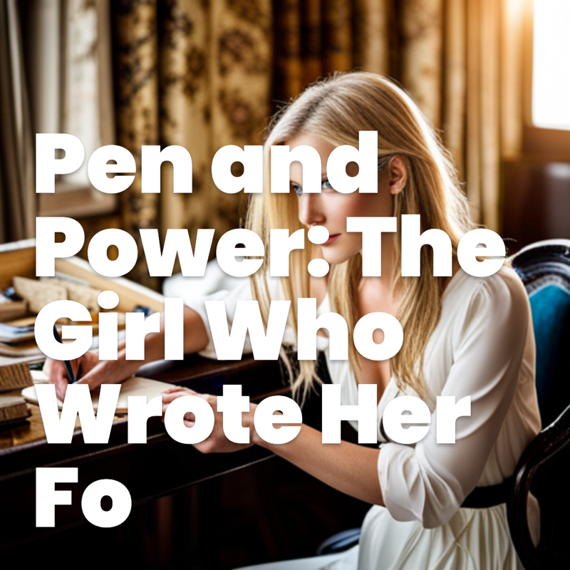 Pen and Power: The Girl Who Wrote Her Fortune