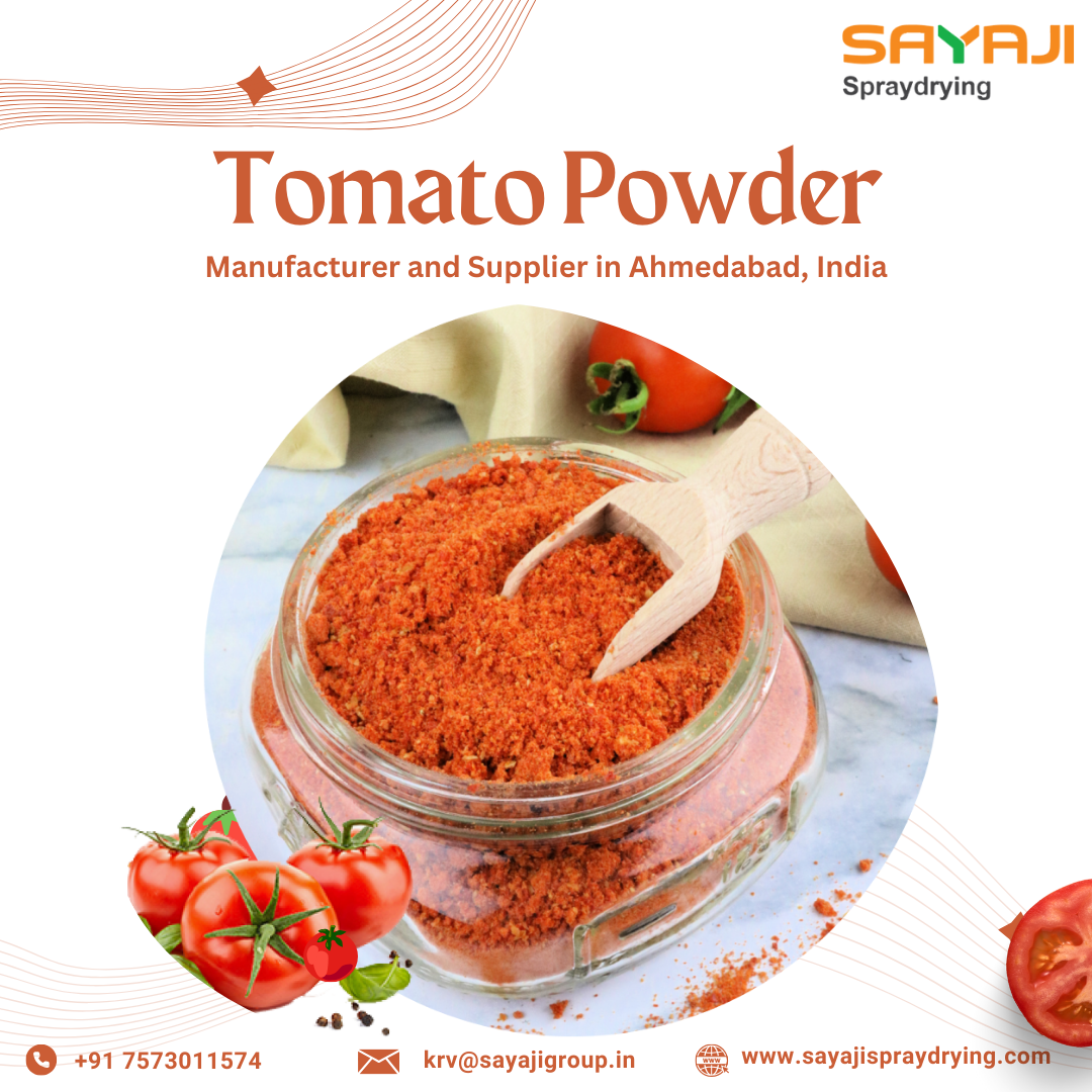 Buy Tomato Powder in Gujarat, India — Sayaji Spray Drying