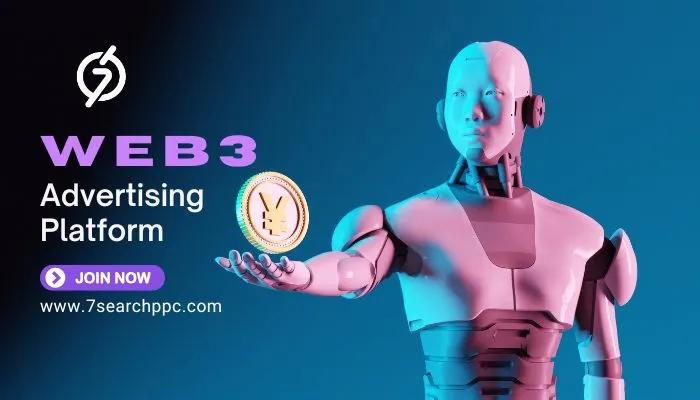 Illustration of Web3 advertising concept