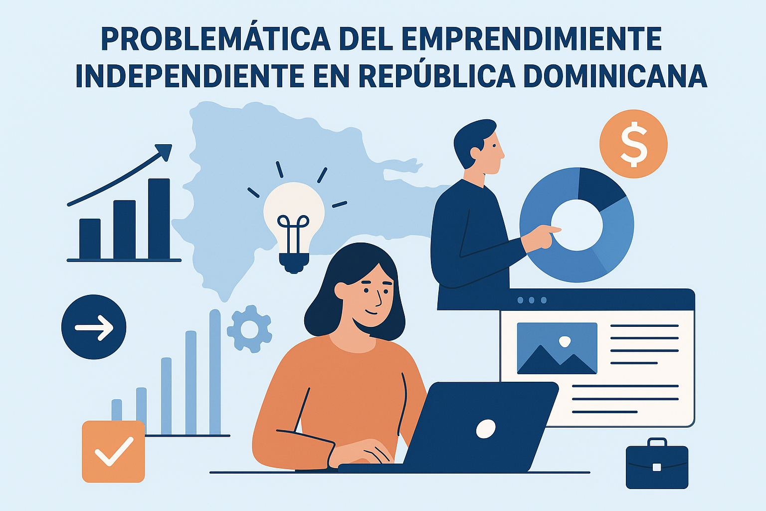 Problemática del Emprendimiento Independiente en República Dominicana: Análisis Comparativo con IA