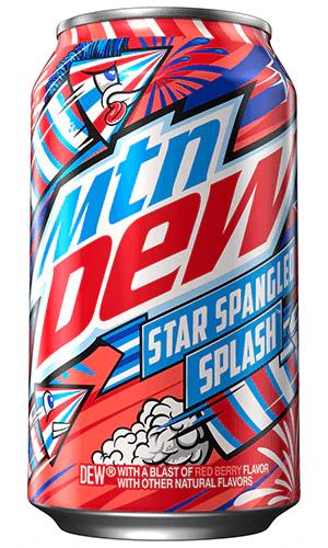 Celebrate Bold Flavour with Mountain Dew Star Spangled Splash
