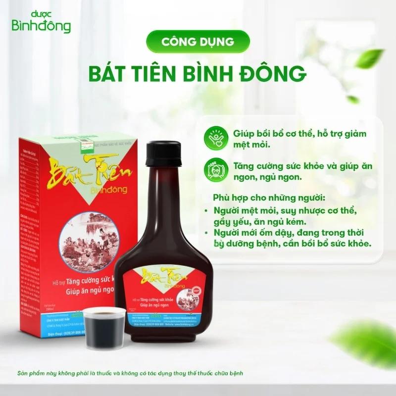 BÁT TIÊN BÌNH ĐÔNG của Dược Bình Đông– Bồi bổ cơ thể, ăn ngon, ngủ sâu hơn mỗi ngày