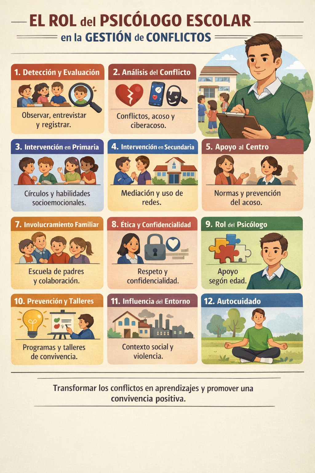 conflictos en la escuela Federico Augusto González