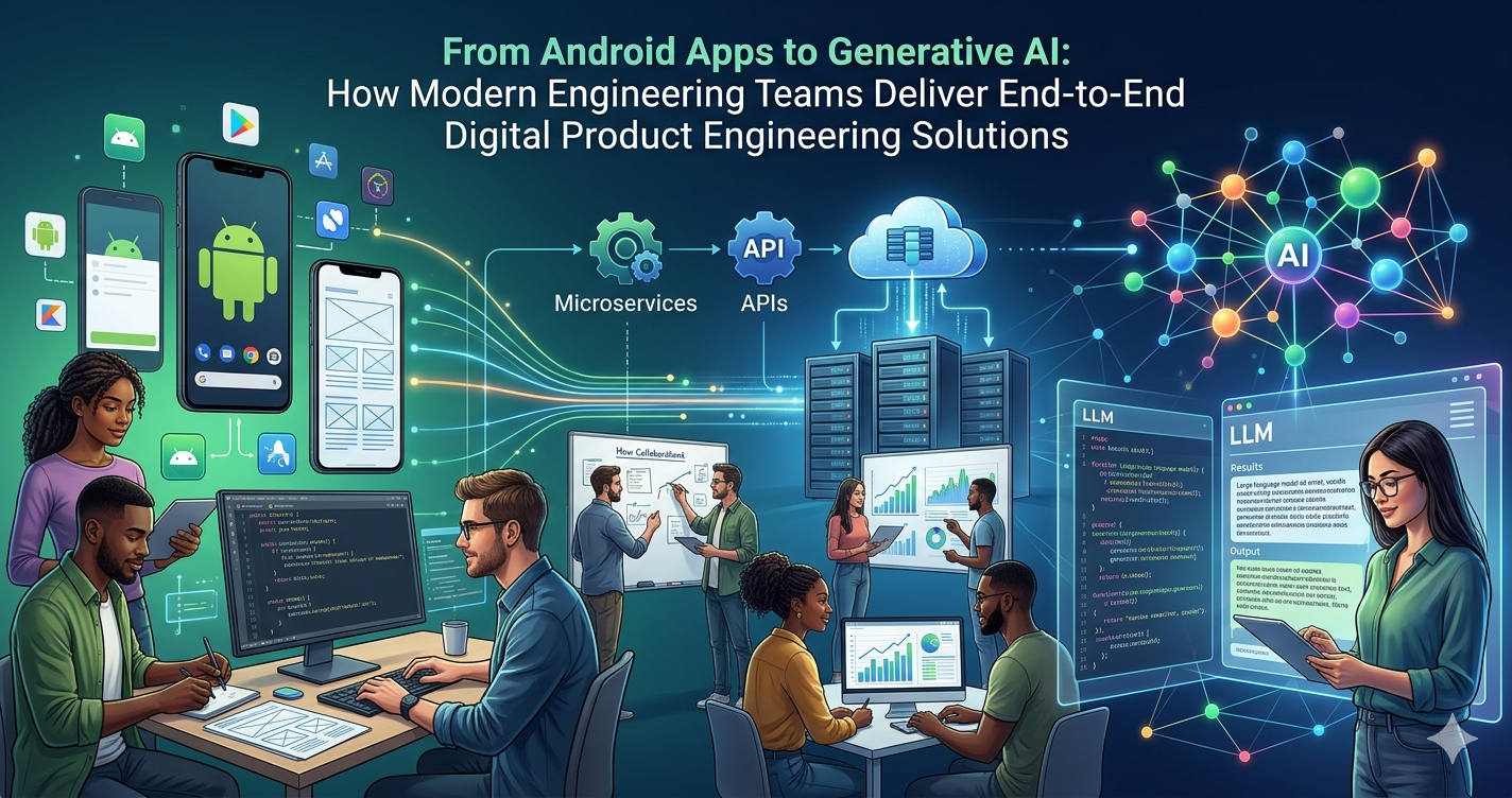 From Android Apps to Generative AI: How Modern Engineering Teams Deliver End-to-End Digital Product Engineering Solutions