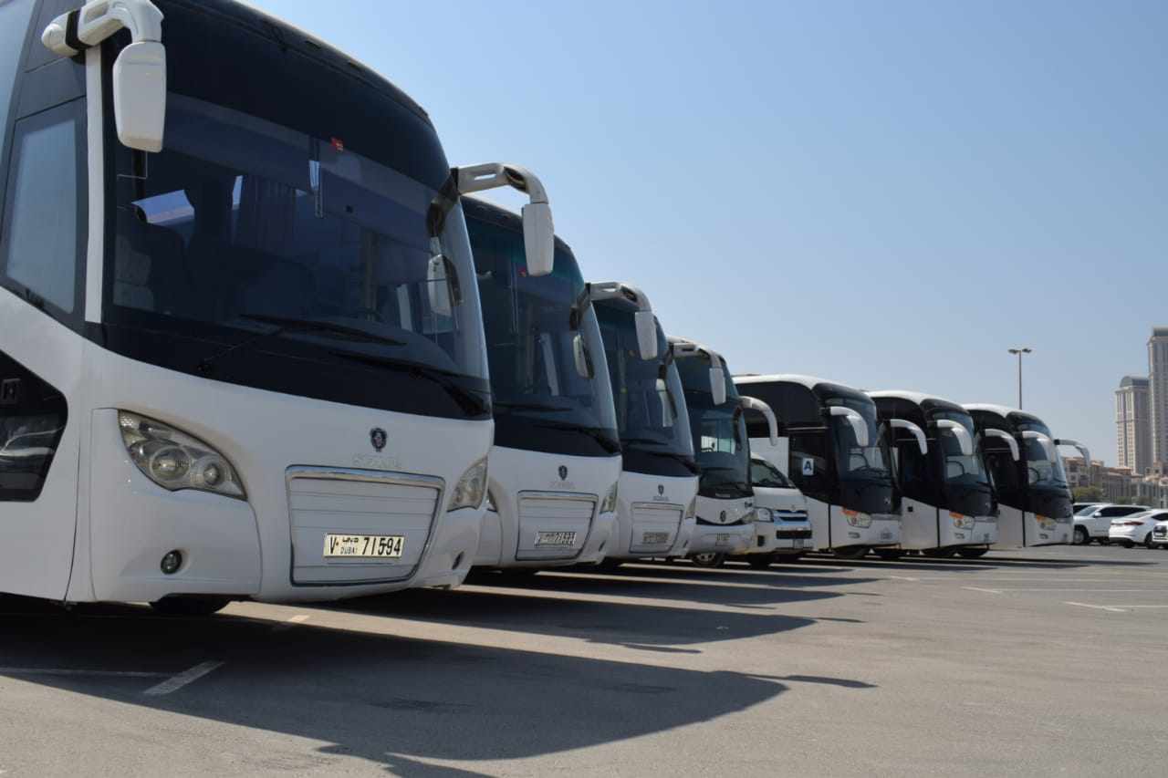 Types of Buses Available for Rental in Abu Dhabi
