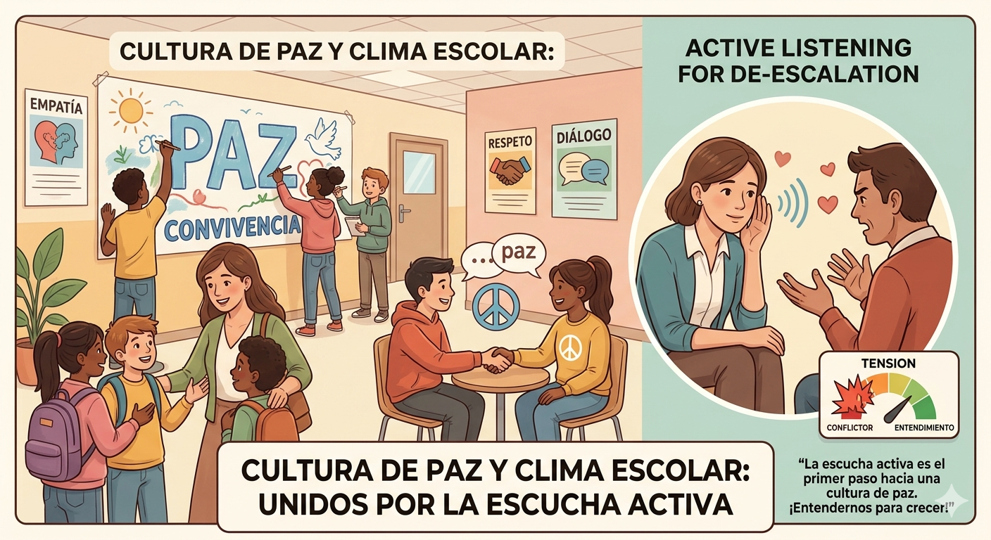 Comunicación y Paz: Base de una Convivencia Escolar Saludable