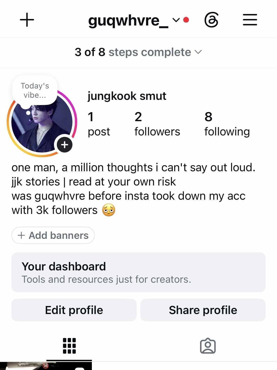 new instagram 🤍