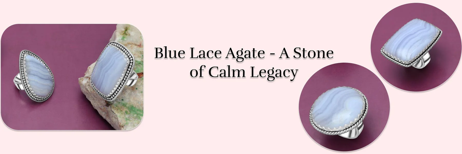 Whispers of Calm: Blue Lace Agate Necklace