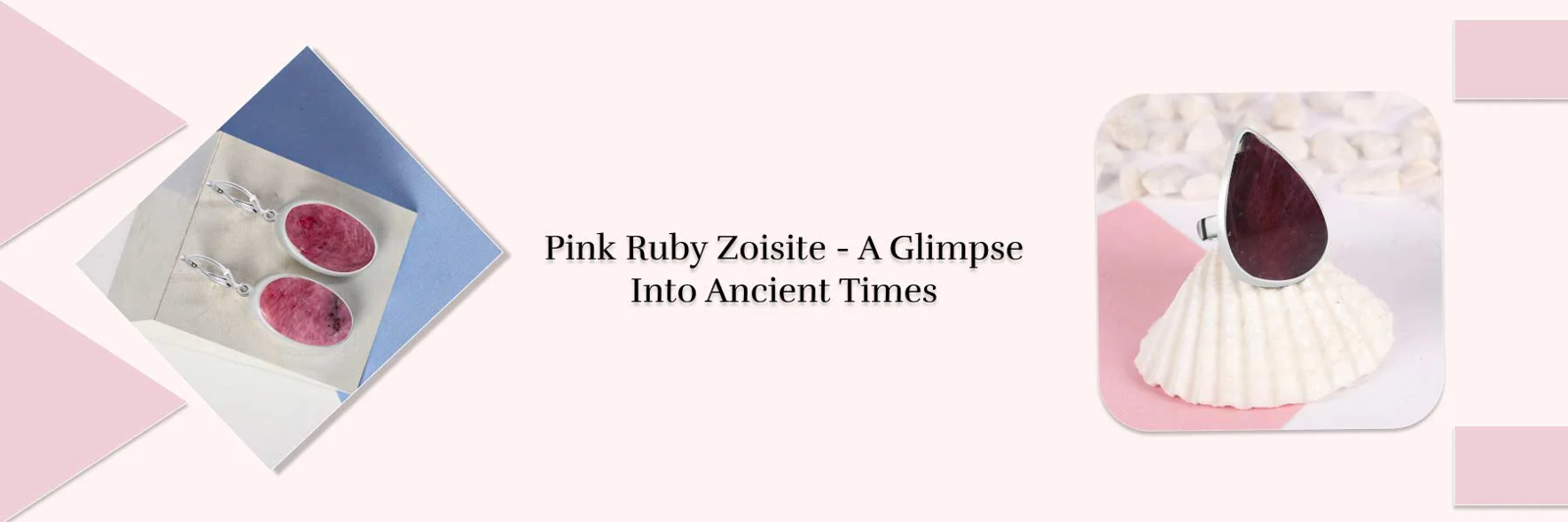 Enchanted Harmony: Pink Ruby Zoisite Elegance