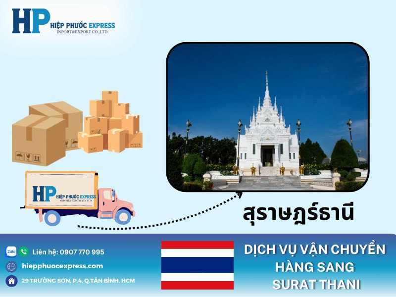 VẬN CHUYỂN HÀNG SANG SURAT THANI