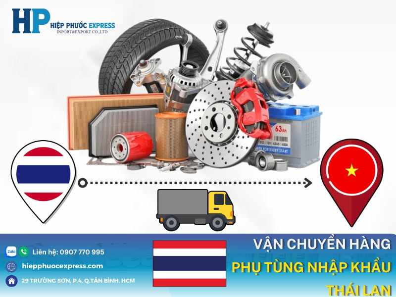 Nhập khẩu linh kiện ô tô xe máy Thailand chuyên nghiệp và uy tín