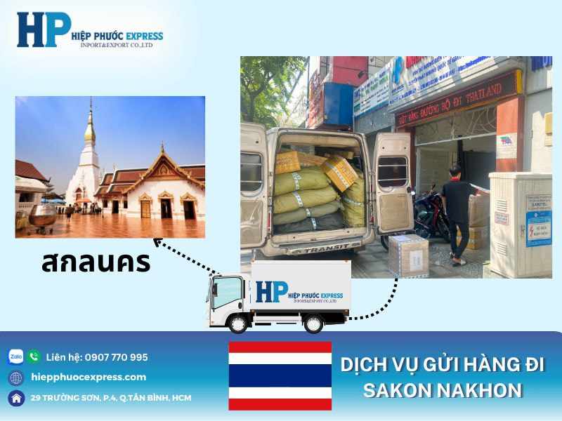 Dịch vụ vận chuyển hàng sang Sakon Nakhon giá tốt, thời gian nhanh