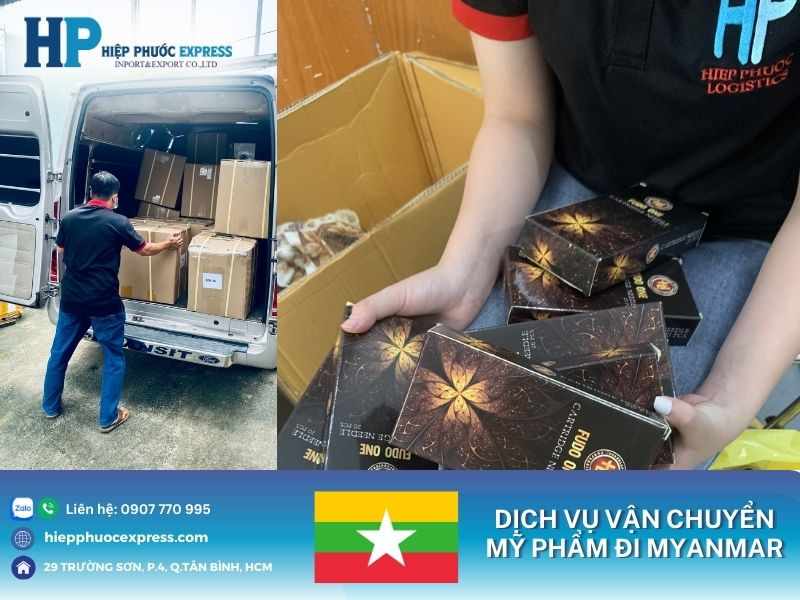 Vận chuyển mỹ phẩm đi Myanmar