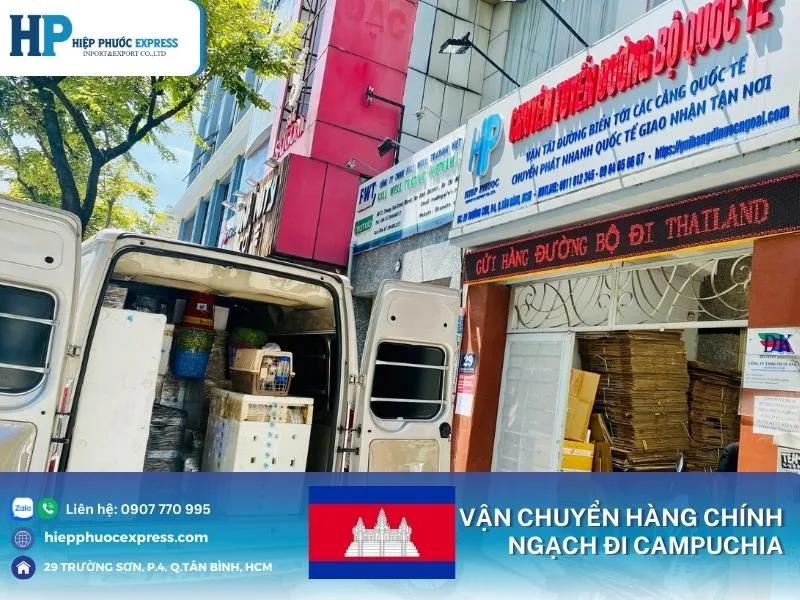 dich vu van chuyen hang bang duong chinh ngach sang campuchia